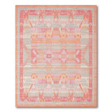 Southwestern Vibrant Orange Geometric Southwestern Area Rug