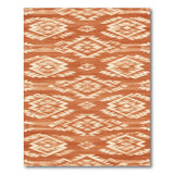 Orange Geometric Orange Southwestern Geometric Area Rug