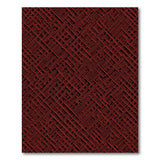 Red Geometric Modern Bold Red Geometric Maze Area Rug