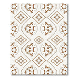 Tribal Ibex Geometric Diamond Pattern Rug