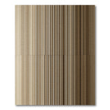 Gradient Vertical Stripe Brown Tan Area Rug
