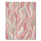Pink Blush Pink Wave Area Rug