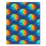 Cosmic Planet Cityscape Area Rug