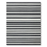 Bold Horizontal Black and White Bold Black White Horizontal Stripe Area Rug
