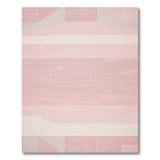 Blush Pink Geometric Area Rug