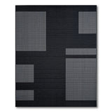 Geometric Modern Modern Grey Block Geometric Area Rug