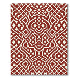Crimson Persian Trellis Area Rug