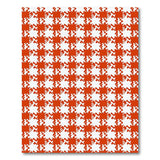 Geometric Modern Bold Red Houndstooth Area Rug