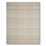 Beige Lattice Grid Woven Area Rug