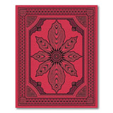 Ornate Red Star Flower Persian Rug
