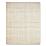 Beige Woven Geometric Lattice Area Rug