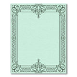 Ornate Blue and Teal Ornate Teal Floral Border Area Rug