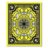 Vibrant Yellow Ornate Persian Area Rug