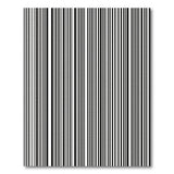 Bold Black White Vertical Stripe No. 32 Area Rug