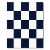 Geometric Modern Classic Black White Checkerboard Area Rug