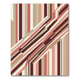 Multi-Color Angled Stripe Geometric Area Rug