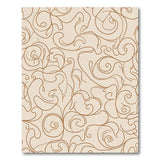 Abstract Area Beige and Neutral Beige Swirl Abstract Area Rug