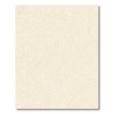 Beige Contour Wave Abstract Area Rug