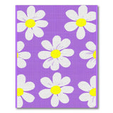 Purple Daisy Bloom Area Rug