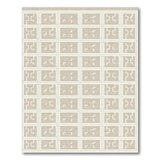 Geometric Modern Beige Geometric Grid Frame Area Rug