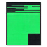 Geometric Modern Vibrant Green Geometric Modern Area Rug