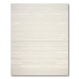 Grey Horizontal Stripe Modern Area Rug