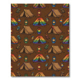 Kids Cartoon Multi-color and Patterns Rainbow Camping Tents Kids Area Rug