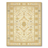 Beige Gold Heritage Tribal Area Rug