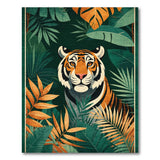 Jungle Tiger Face Area Rug
