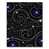 Abstract Area Cosmic Nebula Swirl Area Rug