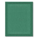 Emerald Green Geometric Mesh Area Rug