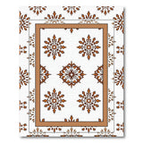 Terracotta Starburst Persian Area Rug