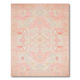 Blush Pink Traditional Persian Area Rug