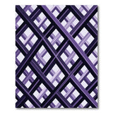 Geometric Modern Purple Purple Geometric Lattice Area Rug