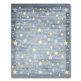 Starry Night Distressed Grey Area Rug