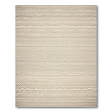 Textured Beige Wavy Distressed Area Rug