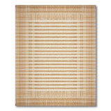 Geometric Modern Beige and Neutral Beige Plaid Woven Area Rug