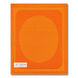 Vibrant Orange Geometric Shag Area Rug