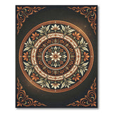 Traditional Persian Opulent Gold Mandala Persian Area Rug