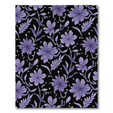 Purple Floral Vintage No. 9 Area Rug