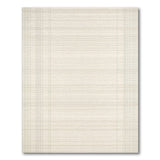 Subtle Beige Grid Line Area Rug
