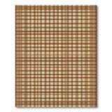 Rustic Brown Tan Plaid Rustic Farmhouse Area Rug
