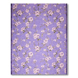 Purple Cherry Blossom Floral Area Rug