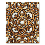 Gold Celtic Knot Pearl Heritage Rug