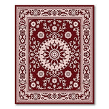 Traditional Persian Red Ornate Red Persian Floral Area Rug
