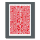 Red Heritage Tribal Red Heritage Tribal Geometric Area Rug