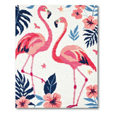 Pink Flamingo Coastal Tufted Area Rug