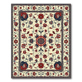 Red Floral Traditional Persian Area Rug
