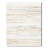 Beige Coastal Wave Washable Area Rug