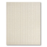 Beige Geometric Stripe Woven Area Rug